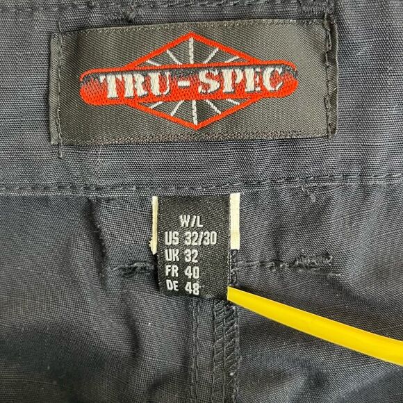 Tru Spec Dark Navy Ripstop Tactical Cargo Utility Pants Men Size 32/30 Uniform - Picture 7 of 12